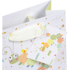 Goldbuch Malý kruhový dárek 18x8 cm s zlatým tiskem a potiskovaným papírem