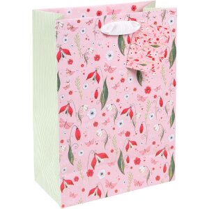 Goldbuch Geschenktasche Secret Garden růžová 30x21 cm