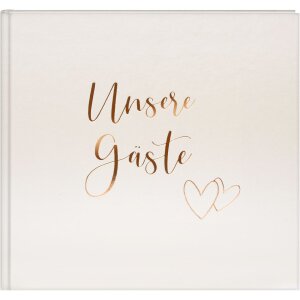 Goldbuch Hostinský sezení Herzklopfen 24x22 cm zlatá prezentace ilustrované