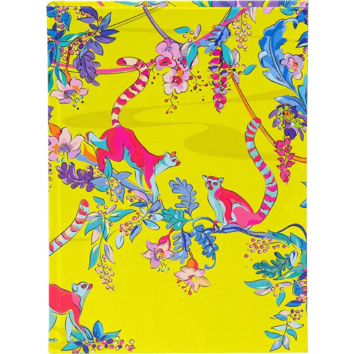 Goldbuch Notesní blok Wild Life Lemur zlaté lemování 15x22 cm