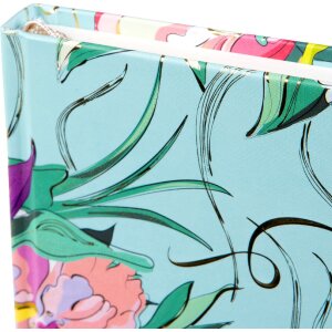 Goldbuch Blok Velvet Bloom 15x22 cm, fadenová vazba, zlaté prehazování