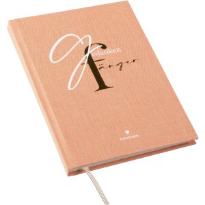 Goldbuch Poznámkový blok Gedankenfänger 15x22 cm lešená vazba bílo-zlatý