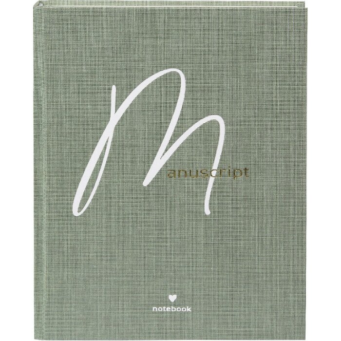 Goldbuch Zápisník Manuscript 15x22 cm bílá zlatá ležící vazba 200 listů