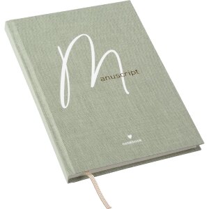 Goldbuch Zápisník Manuscript 15x22 cm bílá zlatá ležící vazba 200 listů