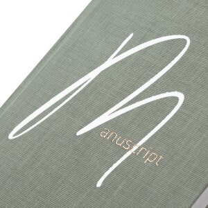 Goldbuch Zápisník Manuscript 15x22 cm bílá zlatá ležící vazba 200 listů