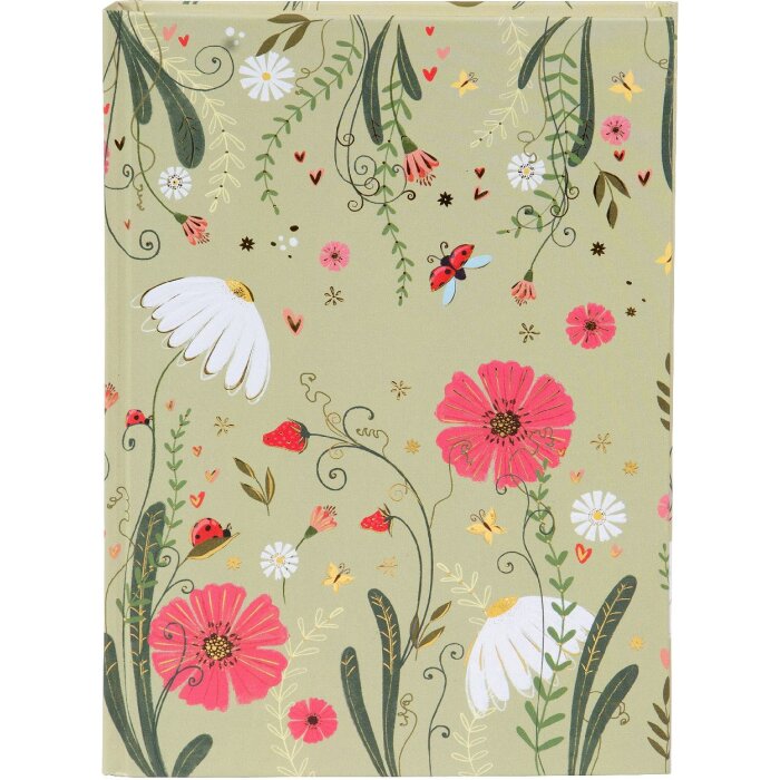 Goldbuch Poznámkový blok Secret Garden Time To Bloom 15x22 cm