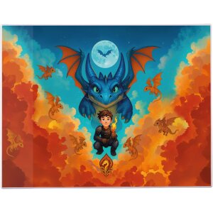 Goldbuch Psaní podložka Drak 49x38 cm – vyhnutelná pro děti