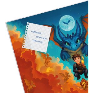 Goldbuch Psaní podložka Drak 49x38 cm – vyhnutelná pro děti