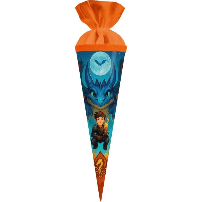 Goldbuch Sestřenčina taška Drakón 35x11 cm, vlněný uzávěr, lakovaný karton