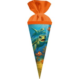 Goldbuch 50 cm kulatá taška s motivem „Mořské přátelé“ a filčným uzávěrem