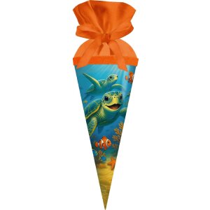 Goldbuch 50 cm kulatá taška s motivem „Mořské přátelé“ a filčným uzávěrem