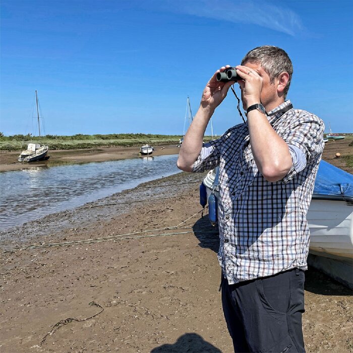 Kowa SVII 10x25 dalekohled, stříbrný, lehký pro cesty