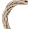 Clayre & Eef ručně vyráběný vazebný kruh hnědý Ø 10x2 cm