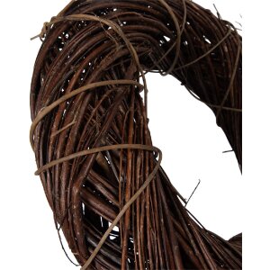 Clayre & Eef Vánoční kruh z přírodního ratanu Ø 50 cm