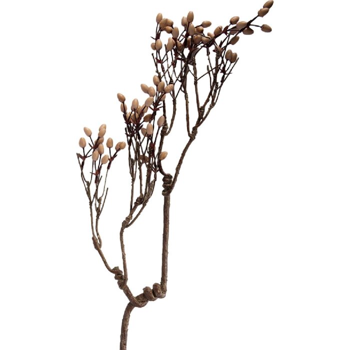 Clayre & Eef Větev dekorace v hnědých tónech, 30x4x85 cm