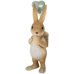 Clayre & Eef dekorační figurka zajíce v...