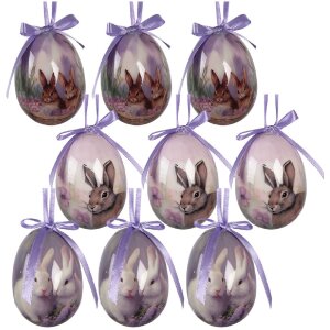 Clayre & Eef Sada 9 barevných visacích...