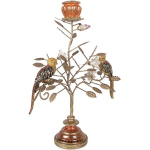 Clayre & Eef Svícen Vtáčkový...