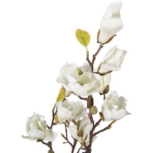 Clayre & Eef dekorativní magnolie strom 60 cm bílo-hnědá