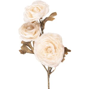 Clayre & Eef Větev s květy 10x12x70 cm – moderní plastová dekorace pro interiér