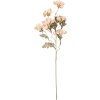 Clayre & Eef Dekorace větvička s květy béžově zelená 8x20x82 cm