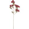 Clayre & Eef Kovová dekorace větvení s květy červená a zelená 8x21x82 cm