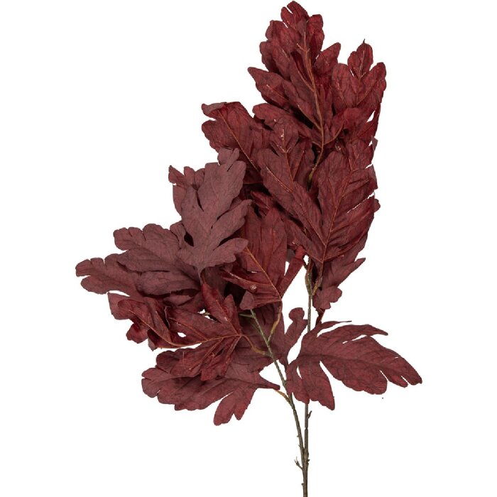 Clayre & Eef Dekorační větev červeno-hnědá 15x22x104 cm
