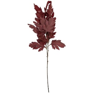 Clayre & Eef Dekorační větev červeno-hnědá 15x22x104 cm