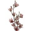 Clayre & Eef Větev s květy růžové a hnědé 12x15x92 cm
