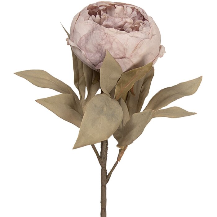 Clayre & Eef Umělá květina v fialově-zelené kombinaci 11x11x62 cm