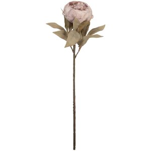 Clayre & Eef Umělá květina v fialově-zelené kombinaci 11x11x62 cm