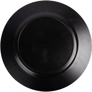 Clayre & Eef Plochý tácek Ø 33x1 cm Bílý s růžovými akcenty Vánoční dekorace