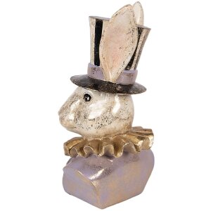 Clayre & Eef Socha králíka béžová 14x12x27 cm
