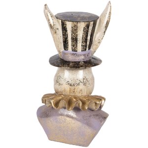 Clayre & Eef Socha králíka béžová 14x12x27 cm