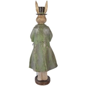 Clayre & Eef Dekorační králík zlatý 17x12x48 cm