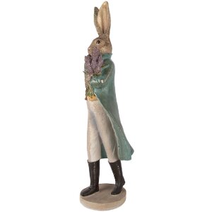 Clayre & Eef Zvěříček ve tvaru králíka zlatý 17x15x53 cm