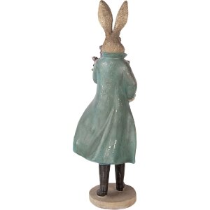 Clayre & Eef Zvěříček ve tvaru králíka zlatý 17x15x53 cm