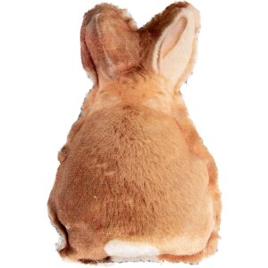 Clayre & Eef Polštář Králík hnědo-bílý 13x5x22 cm