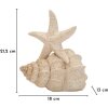 Mauro Ferretti Dekorační figurka Stella Marina Sand béžová 18x13x21,2 cm