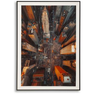 Mauro Ferretti Plátnový tisk NEW YORK s dřevěným rámem 72x102 cm
