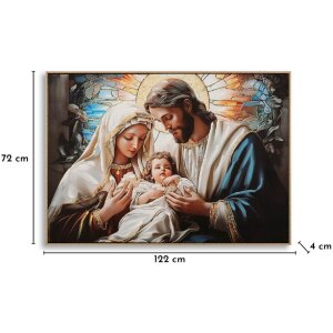 Mauro Ferretti Obraz na plátně Nativity s dřevěným rámem 102x72 cm