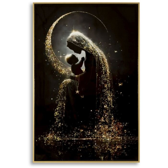 Mauro Ferretti Obraz na plátně MATERNITY s dřevěným rámem 60x90 cm