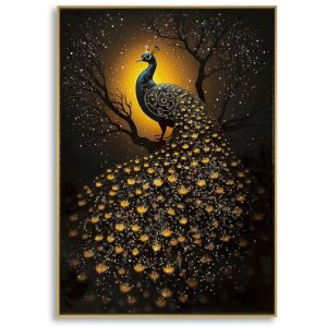 Mauro Ferretti Nástěnný obraz „Páv“ s rámečkem 70x100 cm