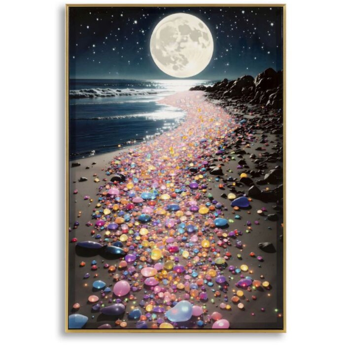 Mauro Ferretti Nástěnná dekorace „Barvy“ – tisknuté plátno s dřevěným rámem 60x90 cm