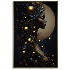 Mauro Ferretti Nástěnka „Minerva“ s LED – Dekorativní plátno v rámu 60x90 cm