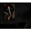 Mauro Ferretti Moderní LED obraz na stěnu „Afro“ 60x90 cm s 3D akrylovou aplikací