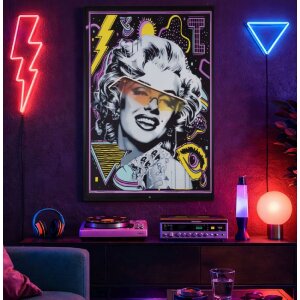 Mauro Ferretti LED obraz Marilin 60x90 cm – 3D akrylové aplikace
