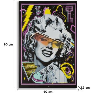 Mauro Ferretti LED obraz Marilin 60x90 cm – 3D akrylové aplikace
