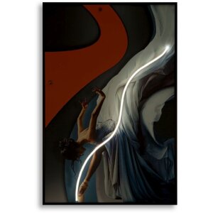 Mauro Ferretti LED obraz Tanečnice 60x90 cm – 3D akrylové aplikace