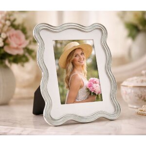 Mauro Ferretti Obloukový rámeček Elizabeth světle modrý 15x20 cm